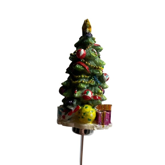 Christopher Radko Christmas Tree Cocktail Forks Set of 4 Party Spruced Up Spruce - Picture 8 of 11